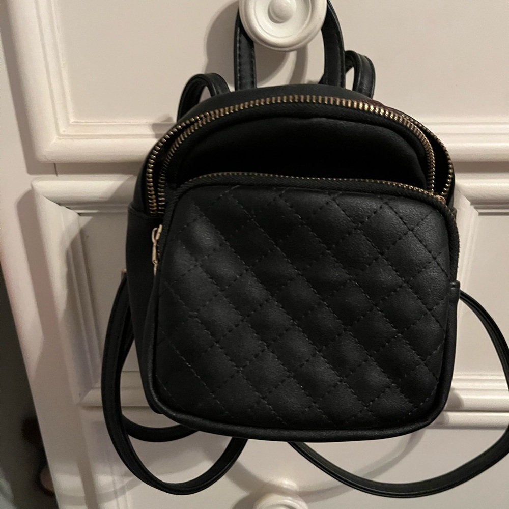 black mini bag